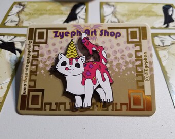Icecream Cat Enamel Pin