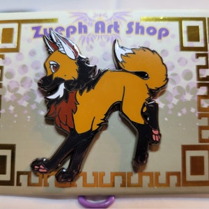Maned Wolf Enamel Pin