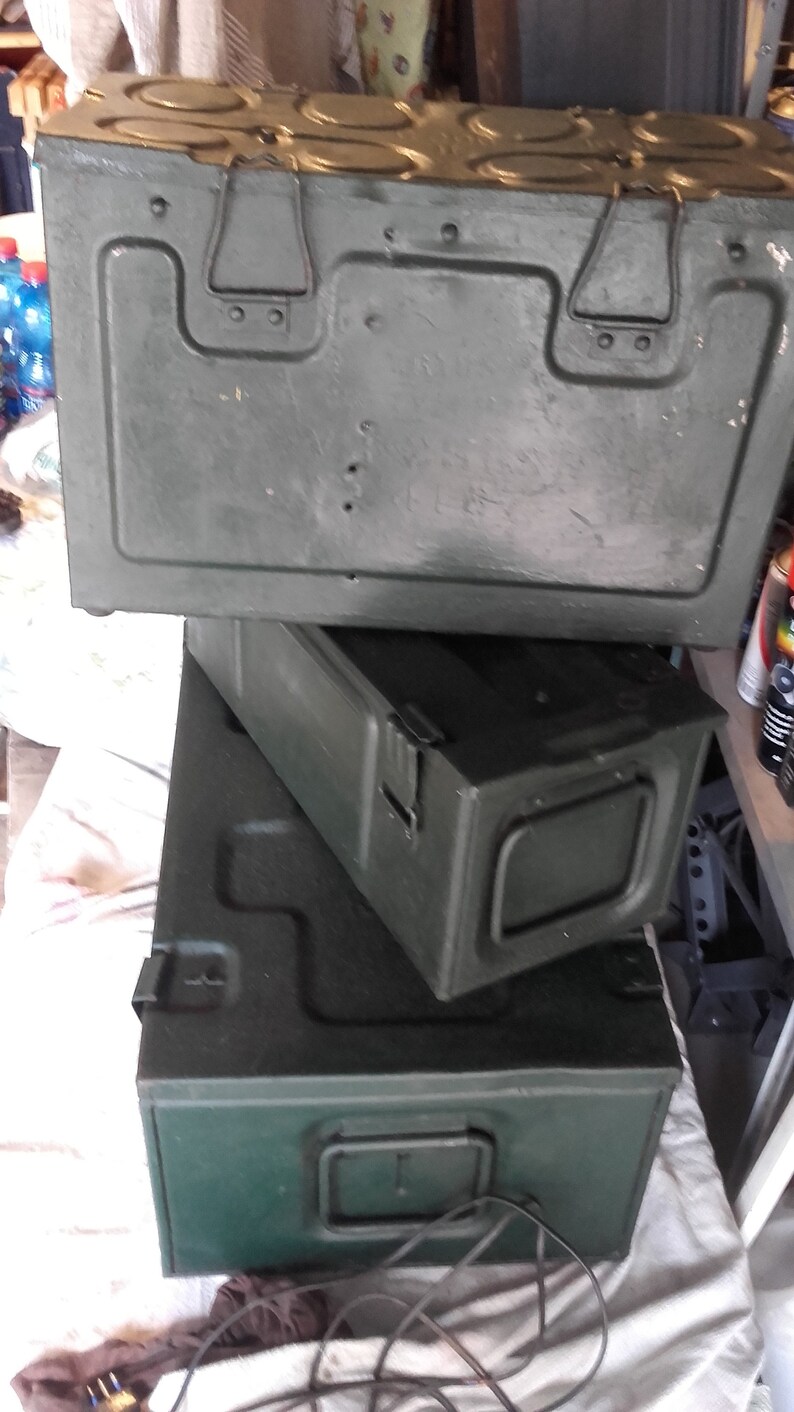 Military crates Metal N 3 Etsy