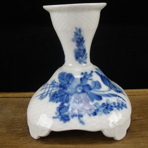 Royal Copenhagen Blue Flower candlestick holder 10/1711 high quality vintage porcelain danish design factory first