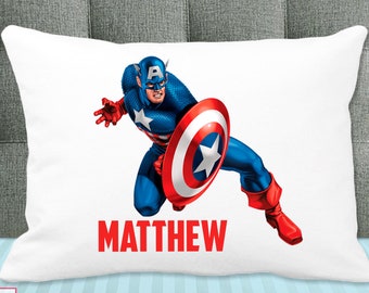 Marvel pillowcase | Etsy Superhero Custom Body Pillow Case