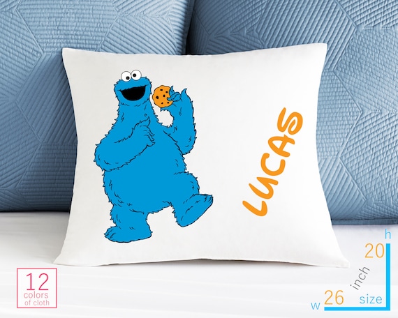 Your Name Personalized Elmo Sesame Street Pillow Case Custom Made w