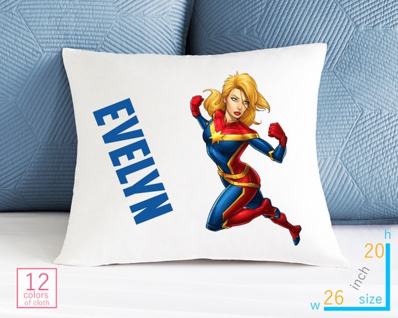 Personalised Superhero Pillowcase Printed Children Gift Custom Print New