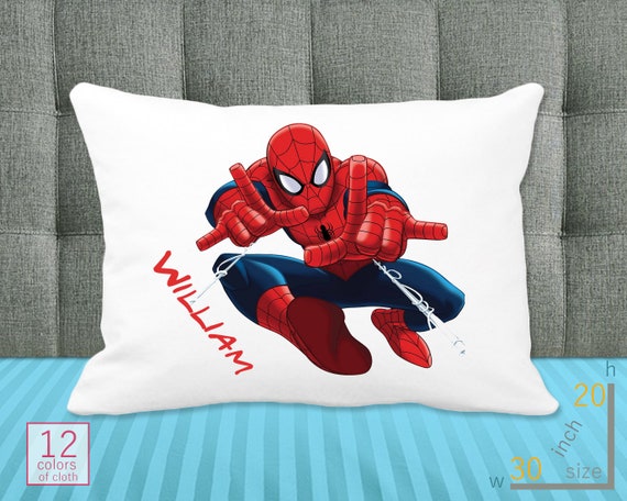 Spiderman Pillowcase Personalized Gift Spider Man Pillow Cover Etsy