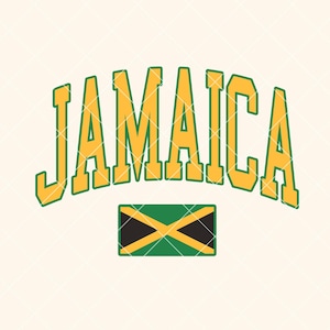 Jamaica PNG Jamaican Sublimation Design Jamaica Shirt Design Green and Yellow Jamaican Flag Clipart Carribean PNG
