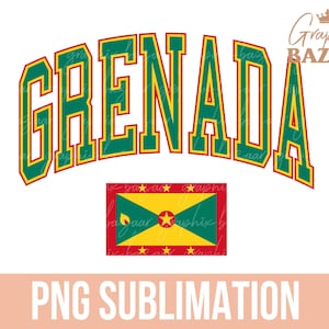 Bandera granadina PNG Diseño de sublimación Diseño de camiseta granadina Verde, blanco y rojo Clipart de Granada Orgullo granadiniano PNG