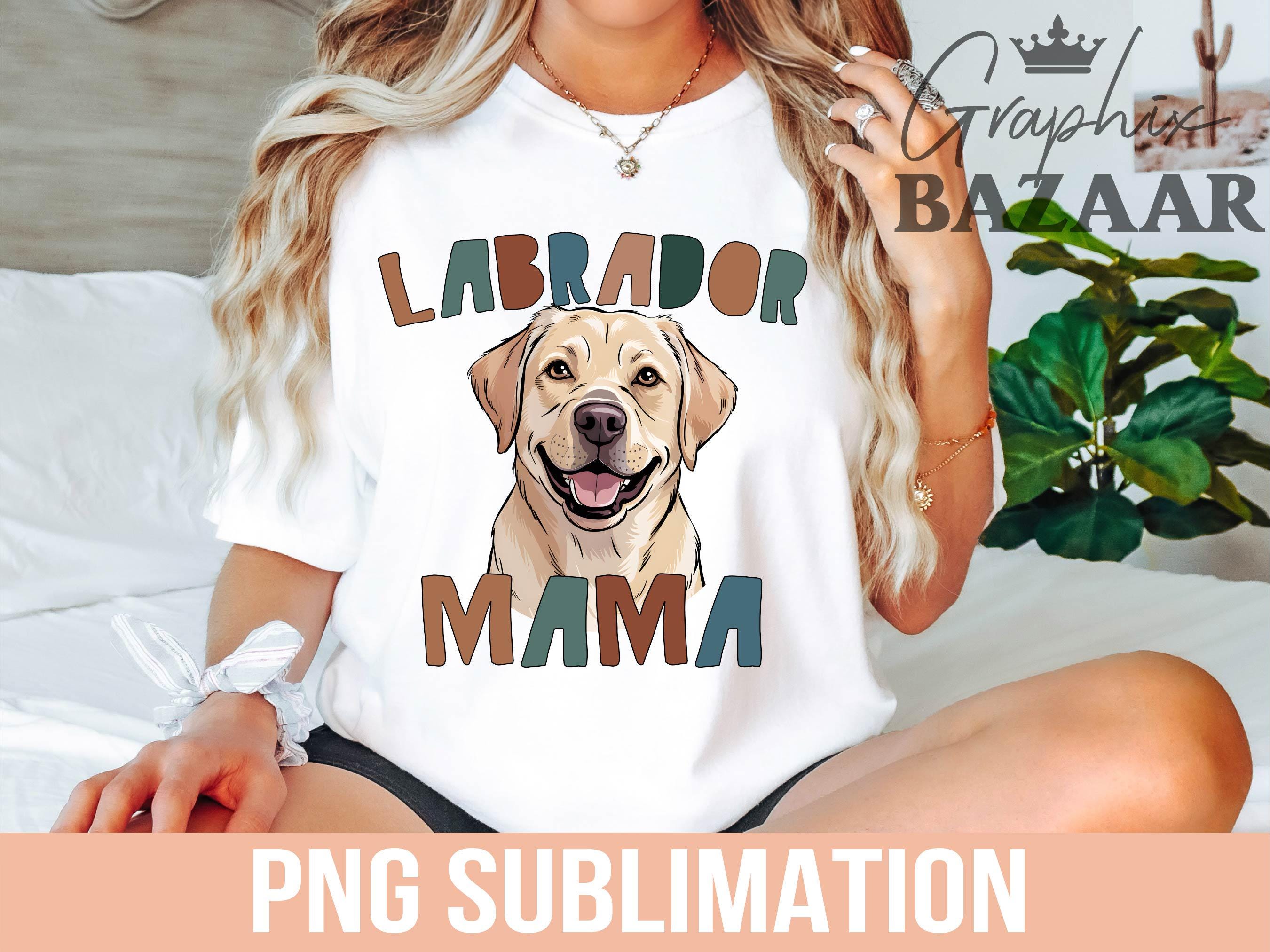 Boho Labrador Mama PNG Yellow Labrador Sublimation File Dog Mama PNG ...