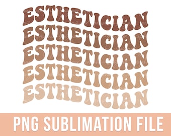 Coffee Esthetician PNG Skin Care Therapist Sublimation Design Beauty Technician PNG Esthetician Shirt Design Facial Specialist PNG