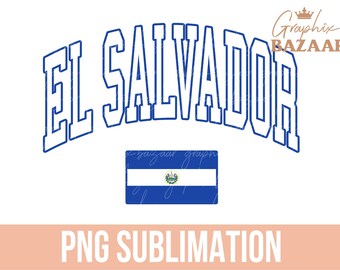 El Salvador PNG Salvadorian Flag Sublimation Design El Salvador Football Shirt Design Blue and White Preppy El Salvador PNG