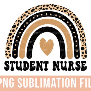 Student Nurse Rainbow PNG Black Gold Nurse Sublimation Design Sporty Nurse 2025 PNG Student Nurse Shirt Design Graduate Nursing Student PNG
