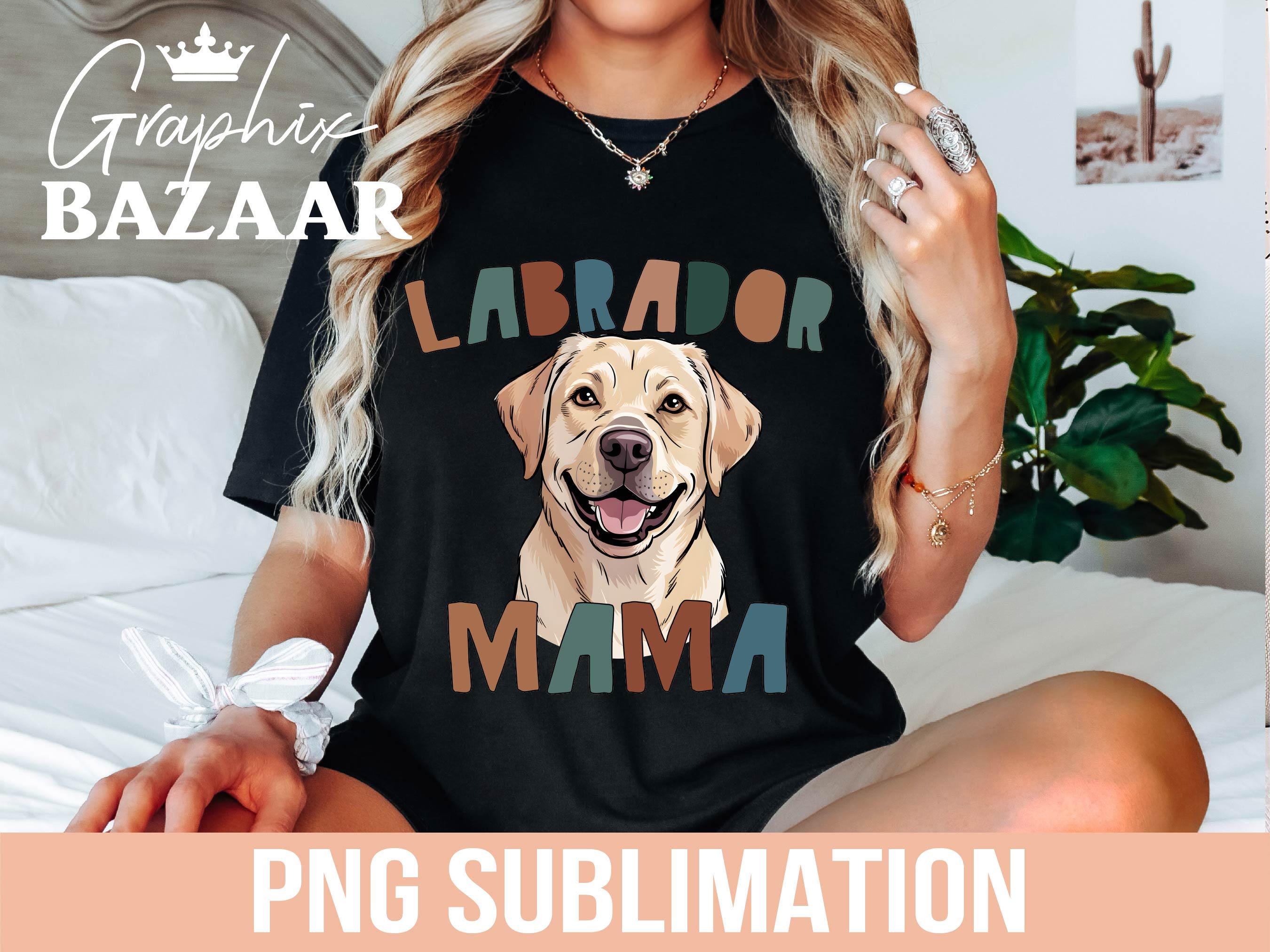 Boho Labrador Mama PNG Yellow Labrador Sublimation File Dog Mama PNG ...