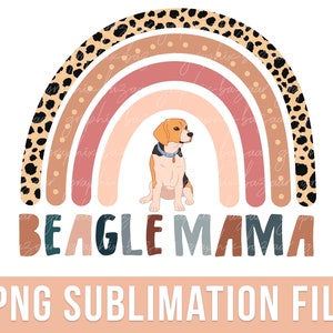 Boho Beagle Mama PNG Rainbow Beagle Sublimation File Dog Mama PNG Poodle Mom Shirt PNG Dog Mom Shirt Dog Mama Shirt Beagle Dog Gifts