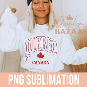 Quebec PNG Vintage Quebec Canada Sublimation Canadian Province Clipart Canadian Maple Leaf PNG Wanderlust PNG Quebec Cricut File