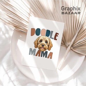 Doodle Mama PNG Boho Doodle Dog Sublimation Cute Doodle Dog Mom PNG Doodle Mom Shirt PNG Doodle Mama Shirt Doodle Clipart image 5