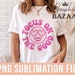 Focus on the Good PNG Pink Happy Face Sublimation Design Pink - Etsy