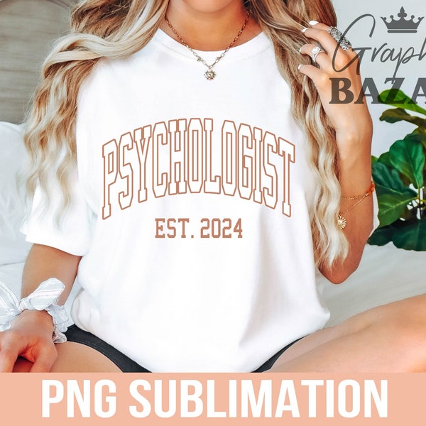 2024 Psychologist PNG Preppy Psychology Sublimation Design 2024 Graduation Psychology PNG Preppy Psychologist Shirt Design Mind Reader PNG