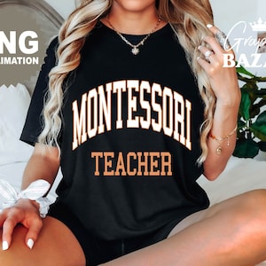 Montessori Teacher PNG Preppy Montessori PNG Homeschool Mom Sublimation Design Home Teacher Cut File Montessori Cut File Montessori Clipart