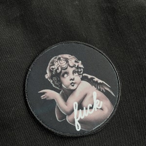 AI Cherub Iron On Patch