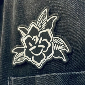 Rose Iron on Patch