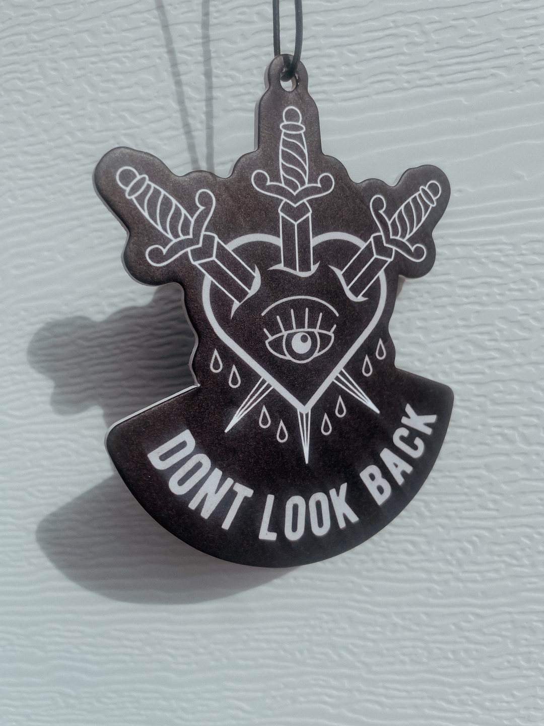 Air Freshener Dont Look Back Heart Daggers Etsy