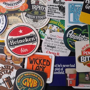 Vintage Beer Mats / Coasters - Choose Your Quantity