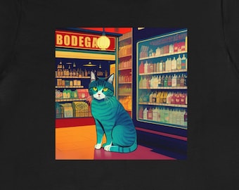 Cool Bodega Cat Shirt,  Small Store Cat, Cat Lover tshirt, Cat Owner Shirt, Bodega Shirt, Bodega tshirt, Store Cat Shirt, Bodega Shirt Gift