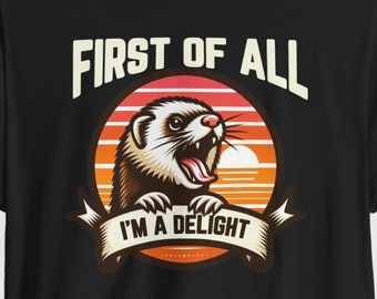 Sarcastic Opossum Delight T-Shirt: Adult Humor Wildlife Tee