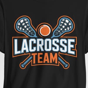 Lacrosse Team Shirt, Lacrosse Player, Coach, LAX Shirt