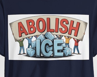 Abolish ICE Shirt Tee, Anti ICE, Politischer Widerstand, Protest Aufkleber, Einwanderungsrechte, La Migra