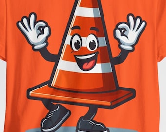 Funny Traffic Cone Halloween Shirt: Easy Costume Tee
