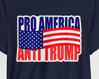 Pro America Anti Trump USA Flag Shirt, Protest Shirt, Resist, USA Flag, Love America, American Shirts, Patriotic, 4th Of July, Protest Rally