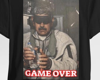 Camiseta de Maduro, Camiseta de Maduro Game Over, Libertad en Venezuela, Maduro capturado