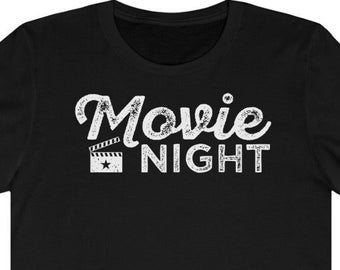 Movie Night Shirt | Movies Shirt | Movie Family Night | Film Shirt | Cinema Shirt | Movie Fan Shirt | Movie Night tshirt | Movie Night Tee