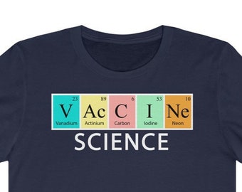 Camisa de ciencia de la vacuna Pro Vaccine - Vaccines Pro Vax Camisa - Camisa de vacunas - Camisa de vacunación - Camiseta vacunada Camiseta unisex
