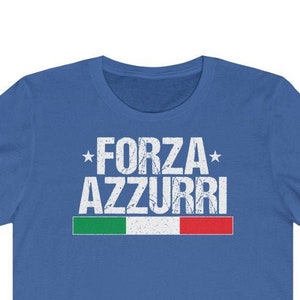 Forza Azzurri Vintage Shirt | Italy Soccer Vintage Shirt | Italia Forza Azzurri | Italia Jersey | Forza Azzurri tshirt | Italia Gift Tee