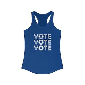 Vote Womens Racerback Tank Top 2020 General Presidential Election Elections Matter Tank Top Voting Matters Register To Vote Tank Top image 4