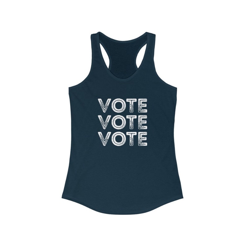 Vote Womens Racerback Tank Top 2020 General Presidential Election Elections Matter Tank Top Voting Matters Register To Vote Tank Top image 5