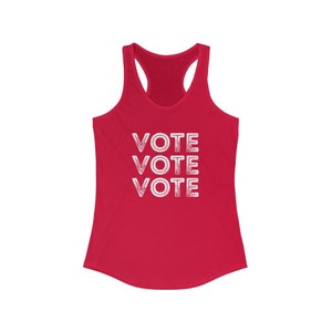 Vote Womens Racerback Tank Top 2020 General Presidential Election Elections Matter Tank Top Voting Matters Register To Vote Tank Top image 6