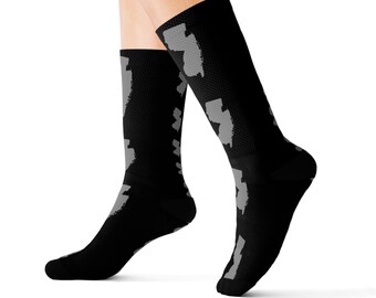 Calcetines de Nueva Jersey, Calcetines de Nueva Jersey, Estado de Nueva Jersey / Calcetines de regalo de mapa de Nueva Jersey / Regalos / Calcetines llamativos / Calcetines para mujeres y hombres
