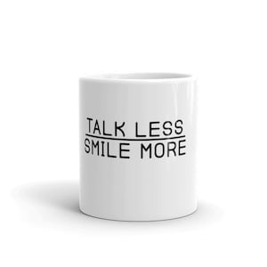 Talk Less Smile More Mug - Alexander Hamilton Mug