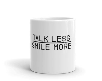 Talk Less Smile More Mug - Alexander Hamilton Mug