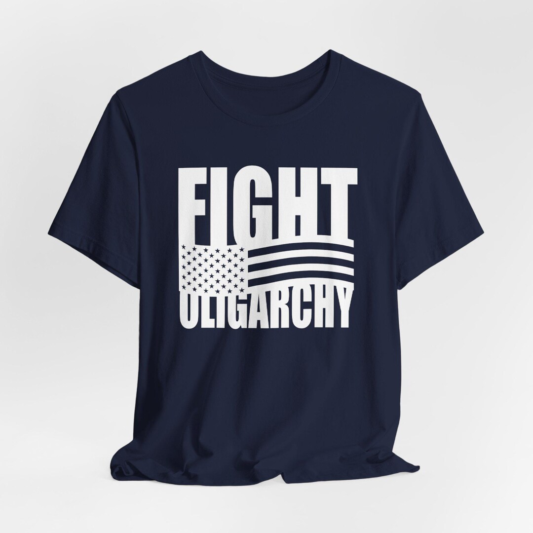 寡頭政治と戦う米国旗シャツ、政治集会、抗議シャツ、企業の強欲に反対、寡頭政治反対、民主主義賛成、寡頭政治反対 - Etsy 日本