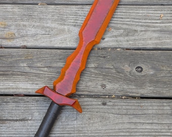 75 cm Larp Tresor ""Lava"" Kurzschwert / Einzelstück."