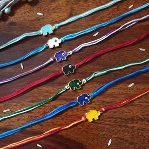 Rakhri bracelet - Rakhi Bracelet - Raksha Bandhan - brother sister kids children’s handmade Rakhri - girls boys evil eye rakhi rakhri