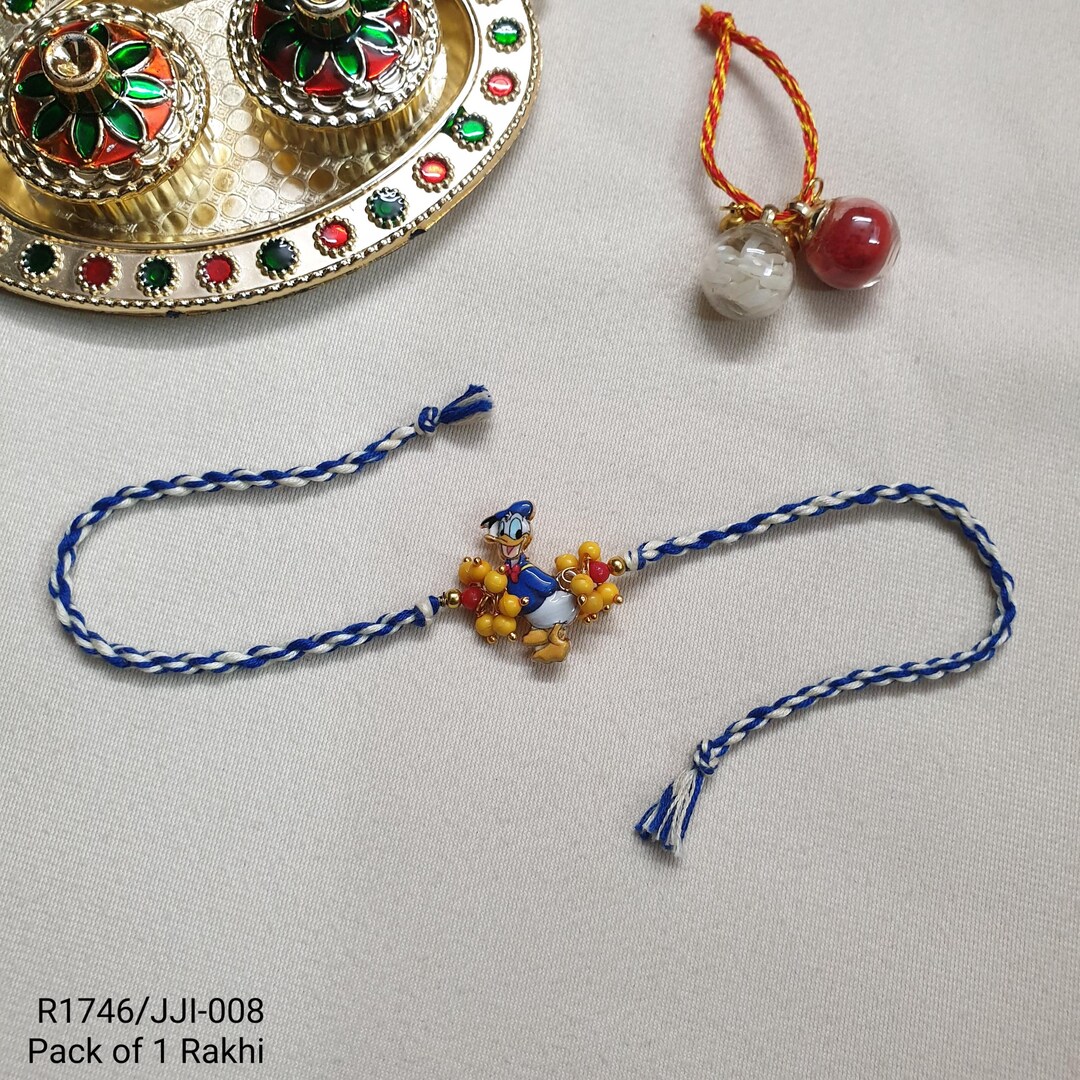 Donald Duck Kids Rakhi, Rakhi for Brother/ Sister, Rakshabandhan 2025 ...