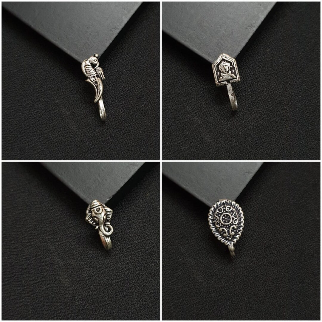 Handmade Nose Cuff, Pierce Less Nose Cuff, Fake Nose Ring, Clip Nose