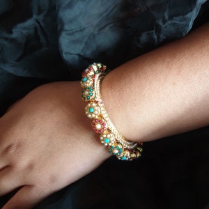 Meenakari Jadau Jewelry | Rajwadi Bangles | Kundan Pacheli | Wedding Jewellery | Pakistani Jewellery | Bollywood Jewelry | Indian Jewelry