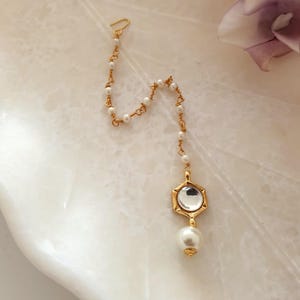 Dainty Maang tikka/ Kundan Tikka/ Indian Wedding Jewelry/ Pakistani Jewelry/ Matha patti/ Indian forehead jewelry/Kundan Maangtikka