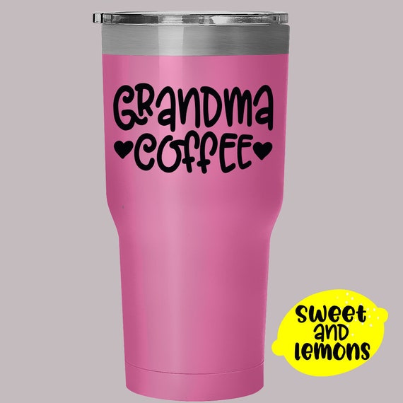 Grandma Coffe Svg File Grandma Coffee Mug Design Svg Dxf Etsy
