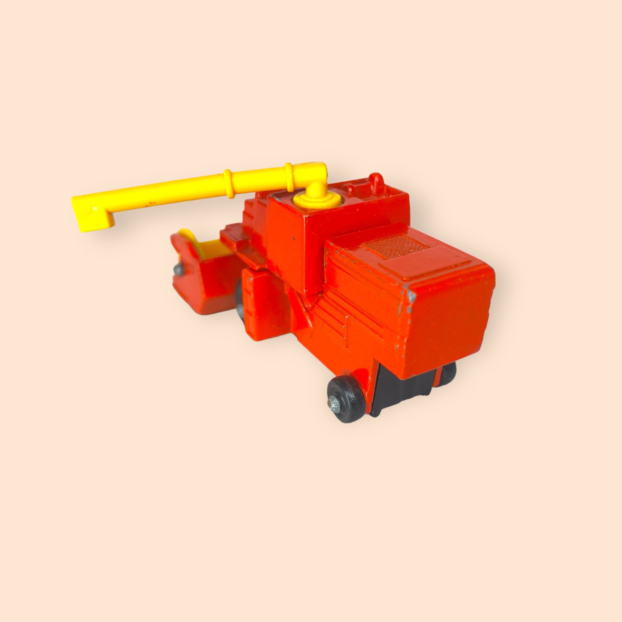 Vintage 1977 Matchbox Red Combine Harvester #51 - Etsy